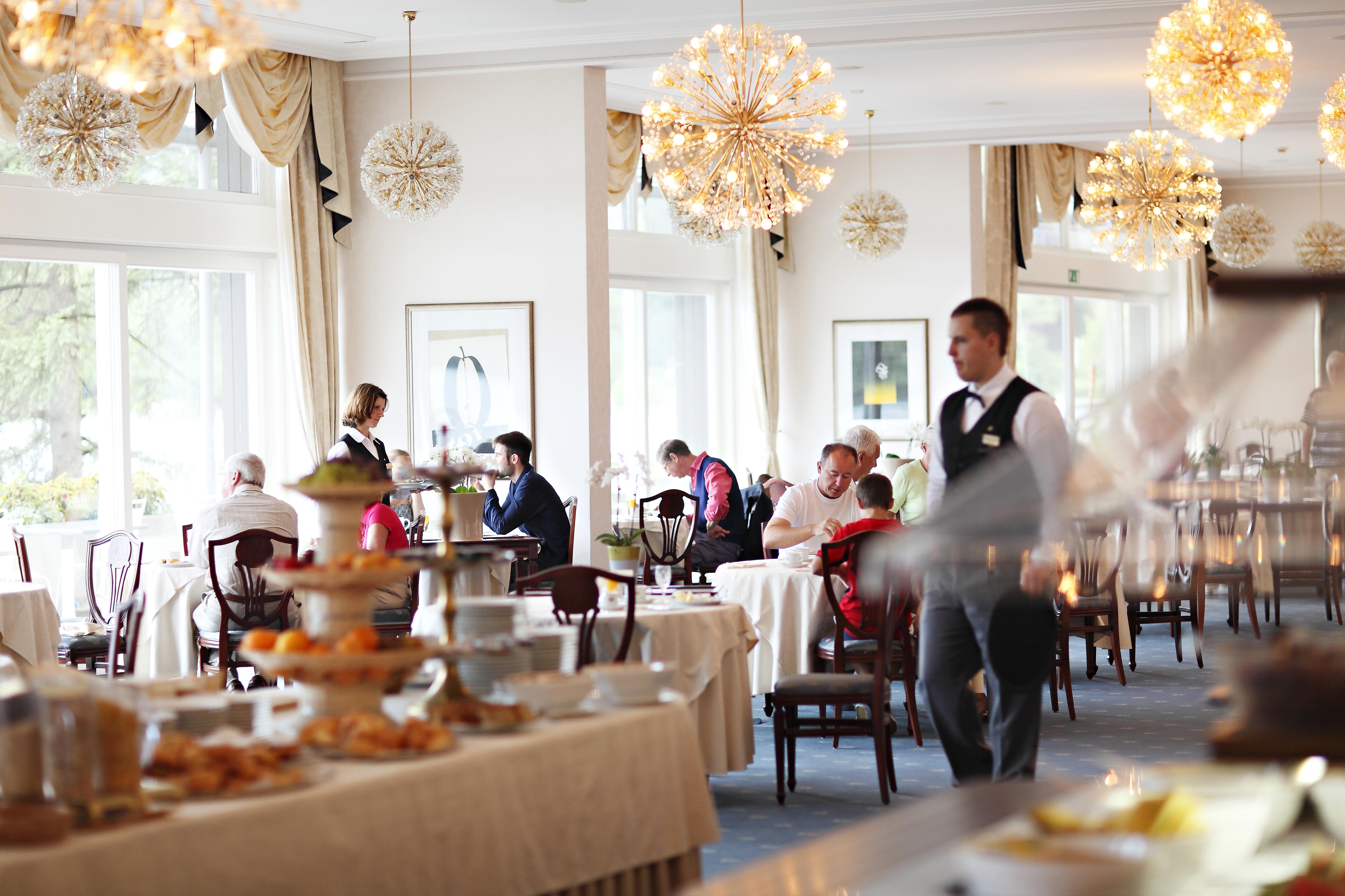 فندق جراند توبليتسي - الفنادق الفاخرة الصغيرة في العالم بليد المظهر الخارجي الصورة Restaurant